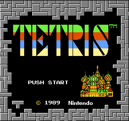 Tetris (USA) Title Screen